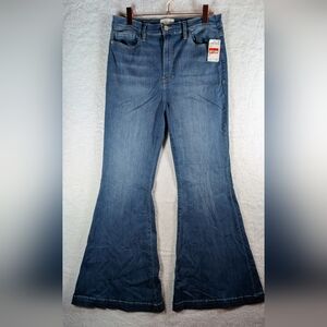 50-Nwt Frame Women's Blue‎ Flared Jeans